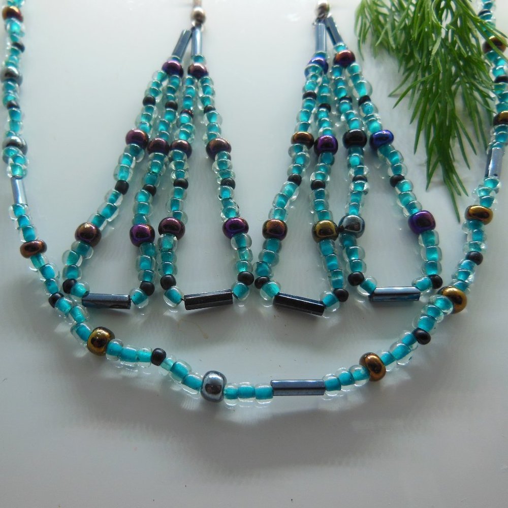 Handmade Set Earrings and Necklace